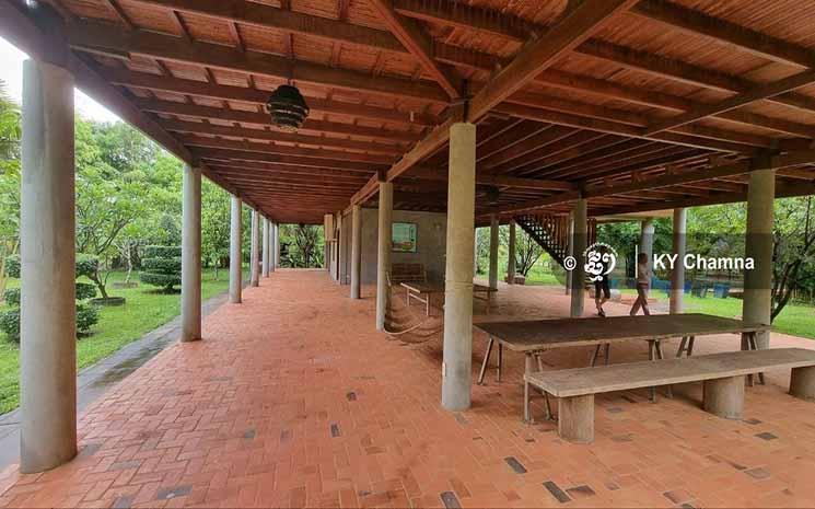 Shading Light on Khmer Wooden House 