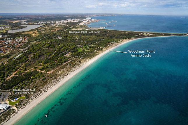 Le site d'Ammo jetty