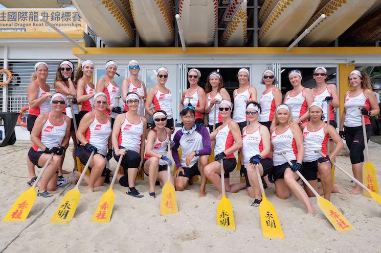 So French equipe Dragon Boat Hong Kong accueil