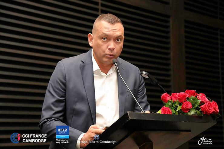 Soreasmey KE BIN président de  la Chambre de commerce et d’industrie France Cambodge