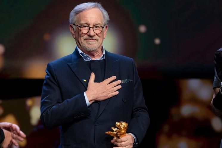 Steven Spielberg et son Ours d'or d'honneur