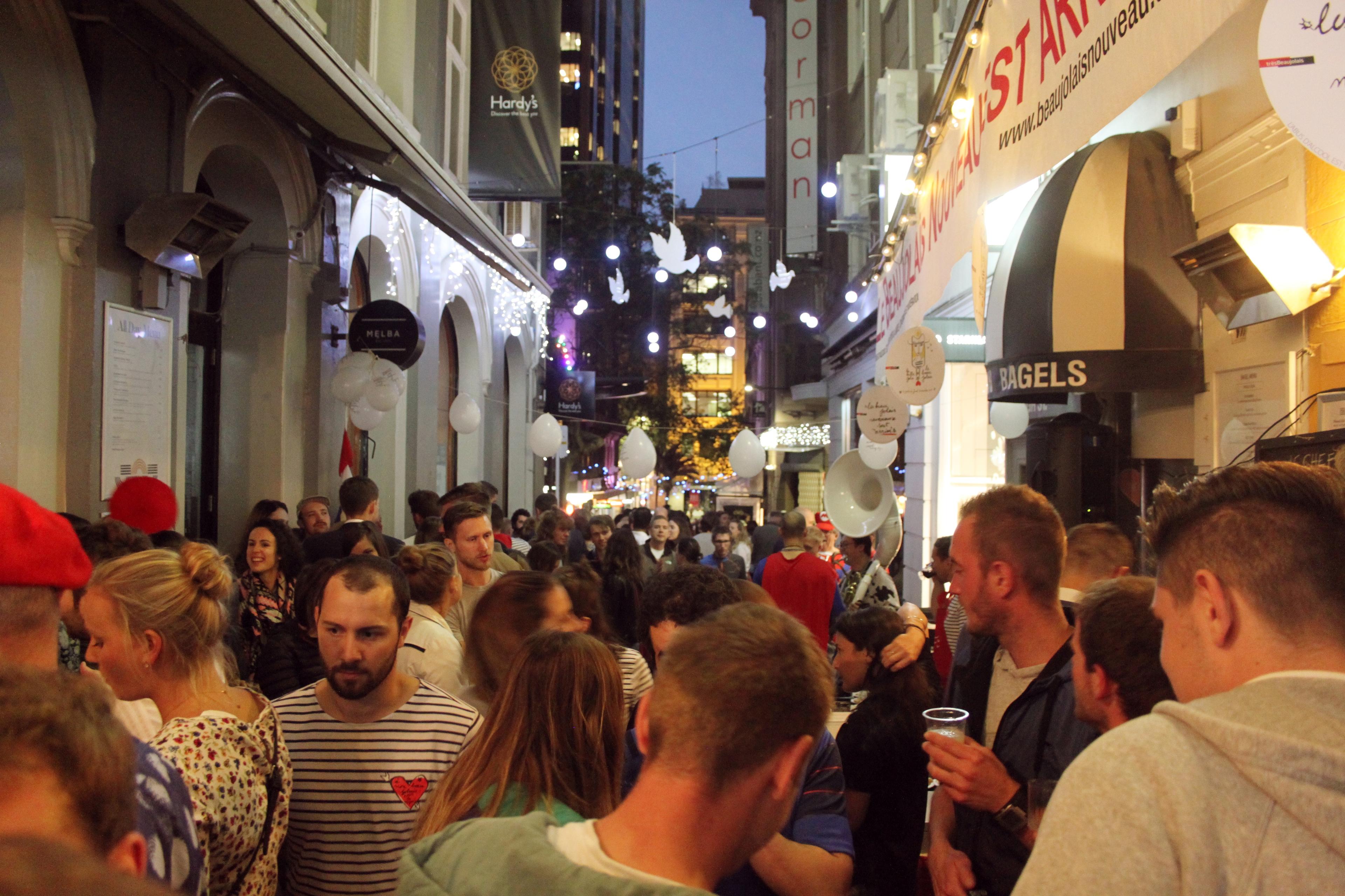 Street Party Beaujolais Nouveau