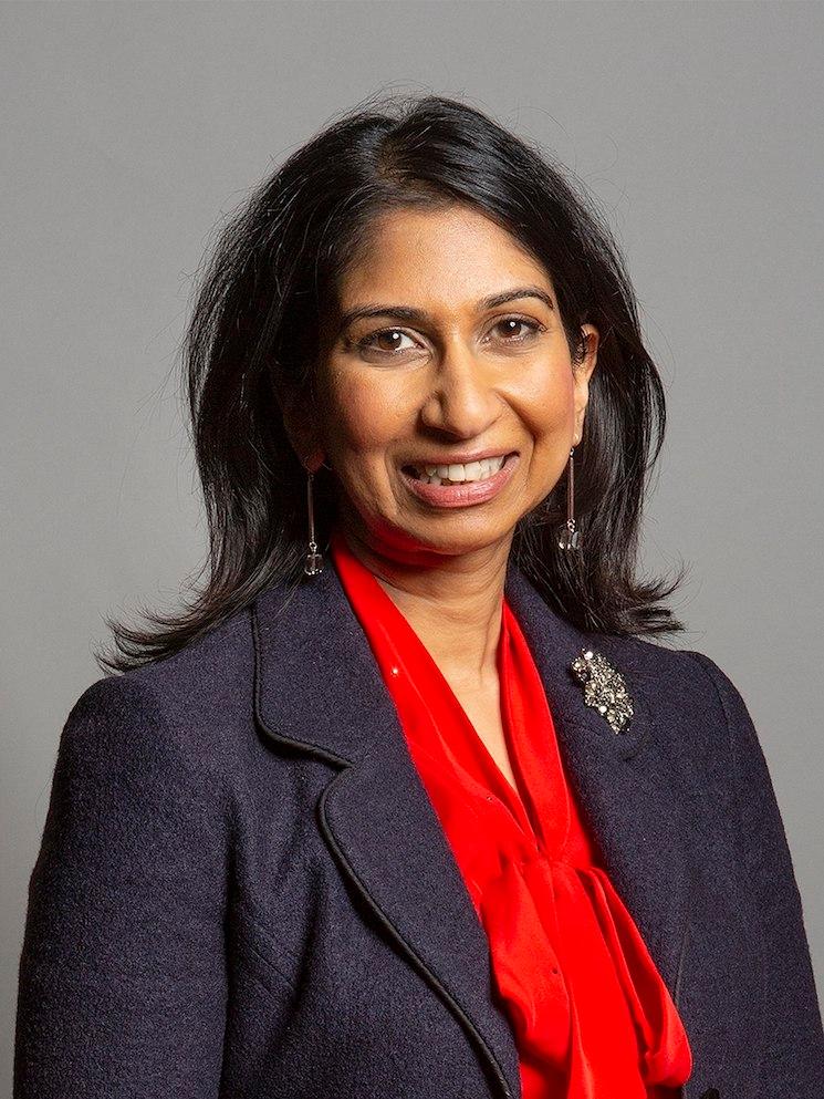 Suella Braverman, ministre de l'Intérieur britannique