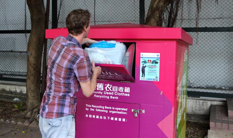 Vestments point de collecte a Hong Kong 