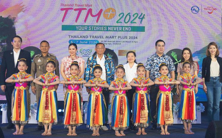 Ceremonie d'ouverture du salon du tourisme en Thailande TTM+ 2024 dans la province de Phang Nga