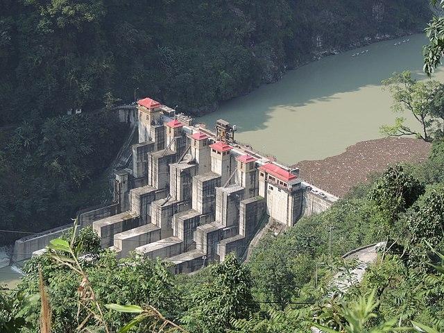 Un barrage dans le Sikkim sur un affluent du fleuve Teesta