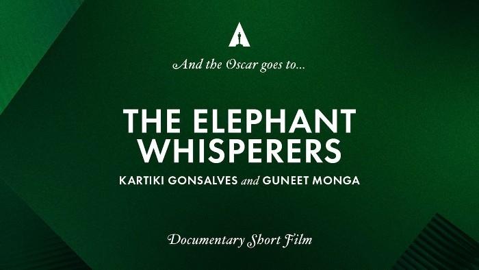 Oscar 2023 pour the elephant whisperers