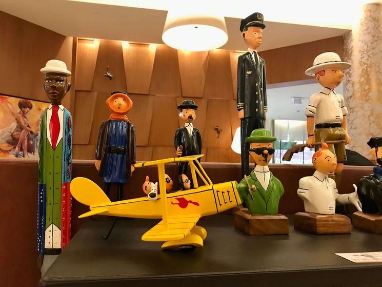 Des reproductions de Tintin, à Brazzaville