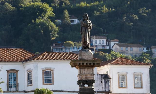 La statue de Tiradentes à Ouro Preto