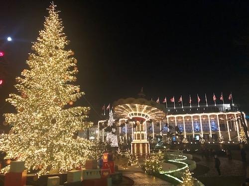 Jardins de Tivoli en période de Noël 