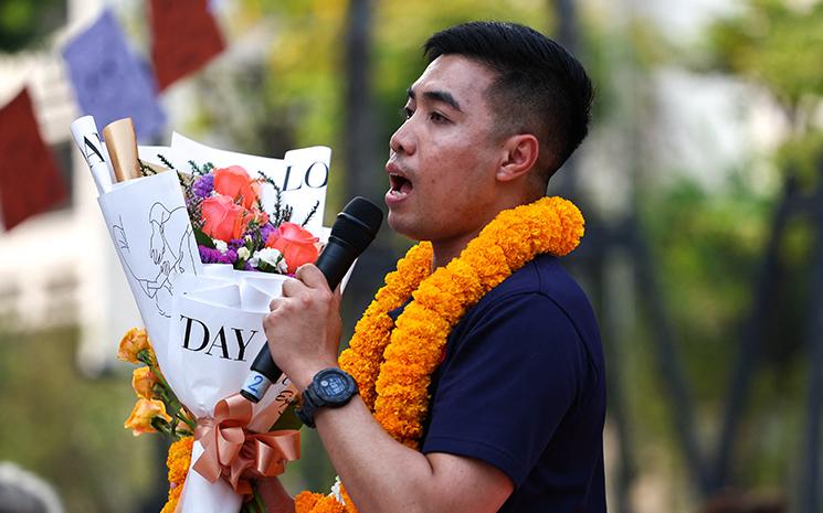 Le militant Toto devenu candidat au Parlement en Thailande