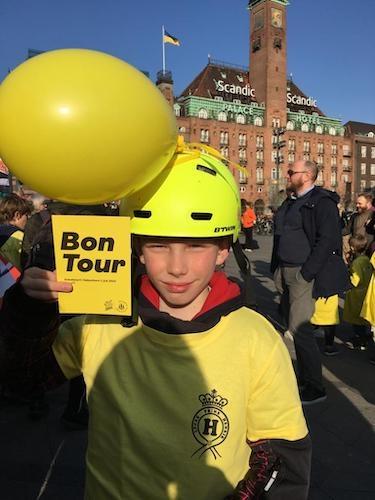 enfants Tour de France à 100 jours du départ de Copenhague 