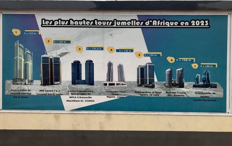 Comparatif des tours jumelles en Afrique