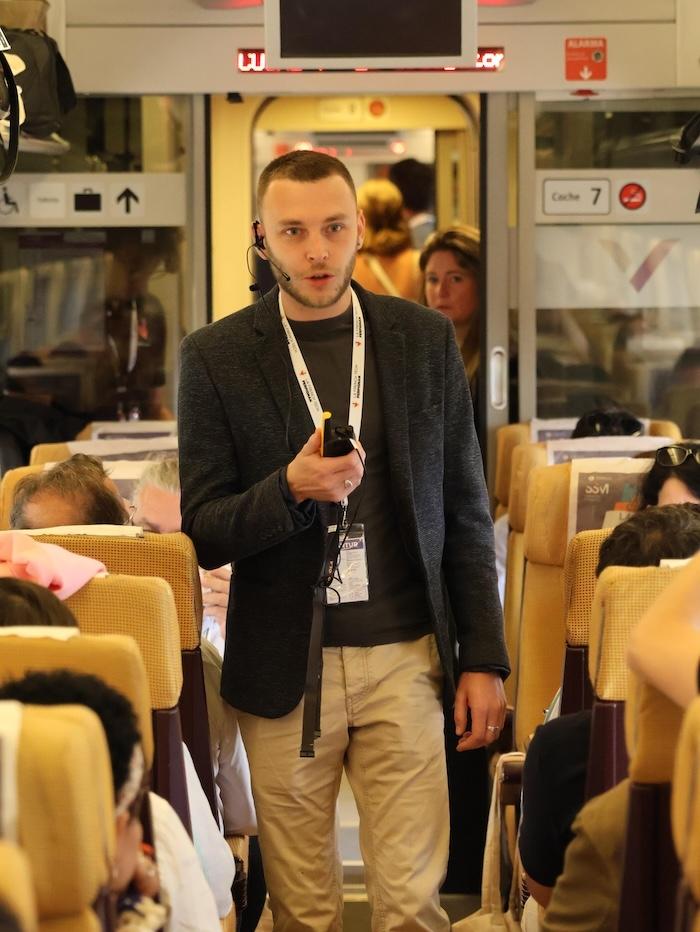 un participant de la French tech train