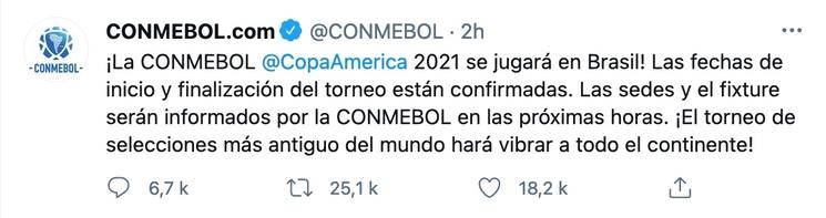 Copa America au Bresil