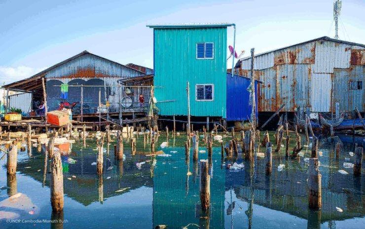 Les eaux polluées de Sihanoukville