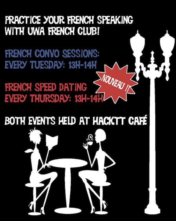 UWA French club activités hebdomadaire