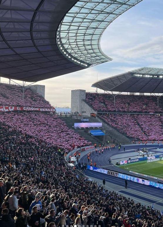 Olympiastadion lors du match Union Hertha