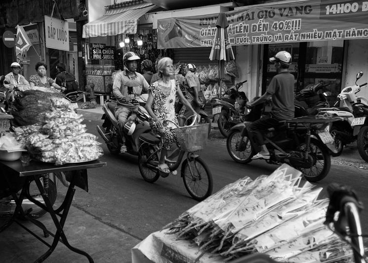 une femme battante au Vietnam 