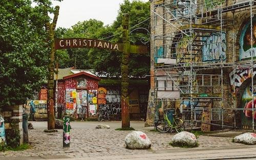 la ville libre de Christiania à Copenhague 