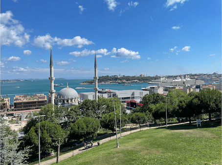 Vue depuis sosyal tesisleri de cihangir