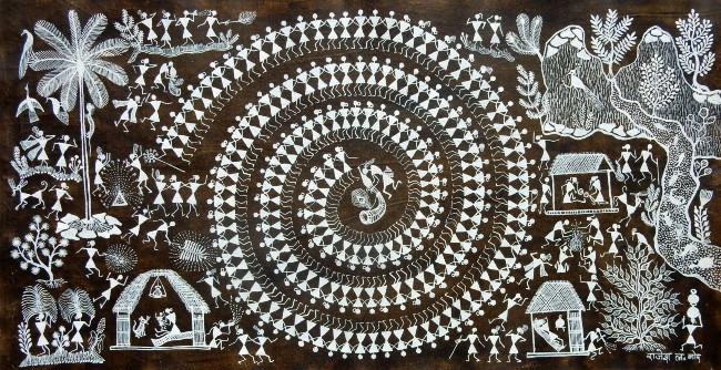 art tribal indien warli