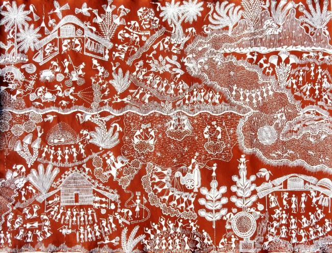 art tribal indien warli