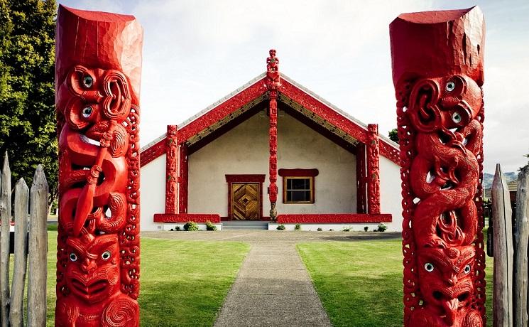 Marae maison de reunion maorie