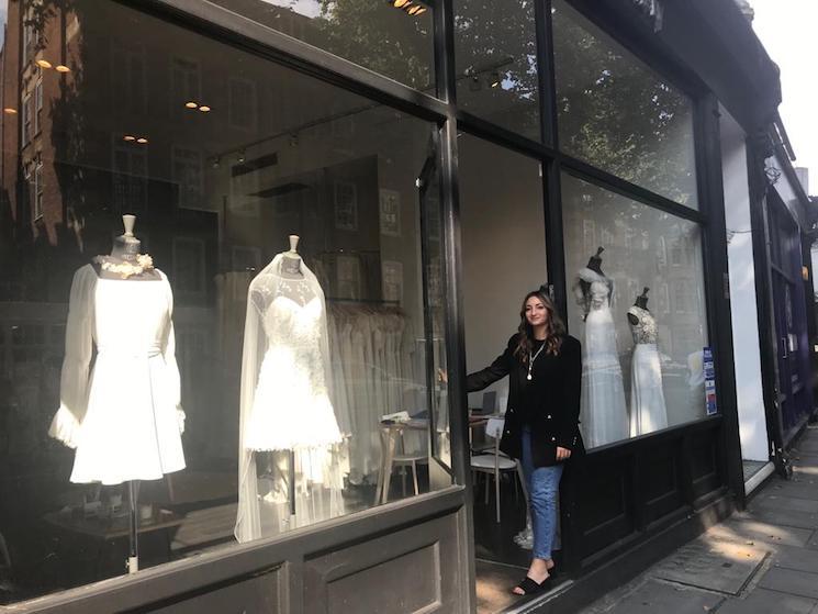 robe mariée boutique Londres