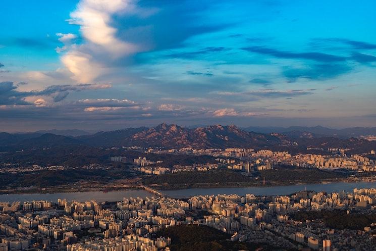 La ville de Séoul en Corée du Sud