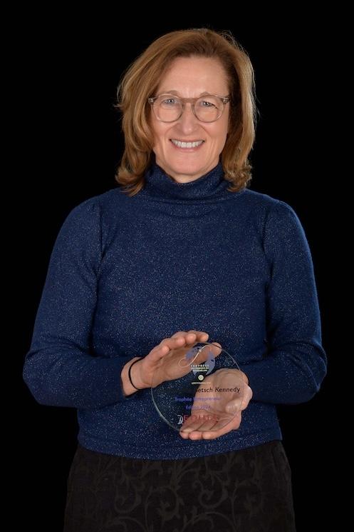 Anne-France Kennedy, lauréate du Trophée Entrepreneur