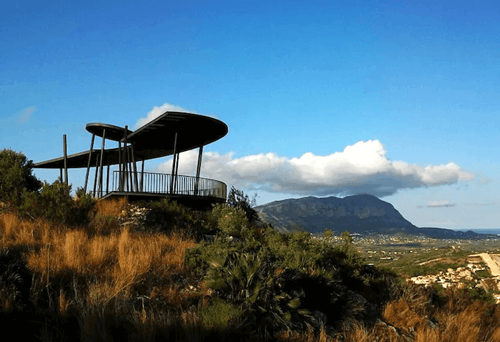 Mirador construit par l'architecte Lourdes garcia Sogo