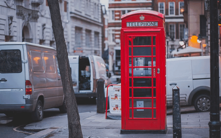 cabine téléphonique londres