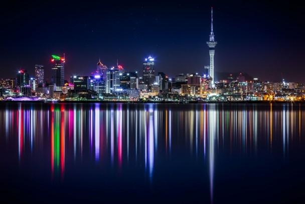 Auckland by night