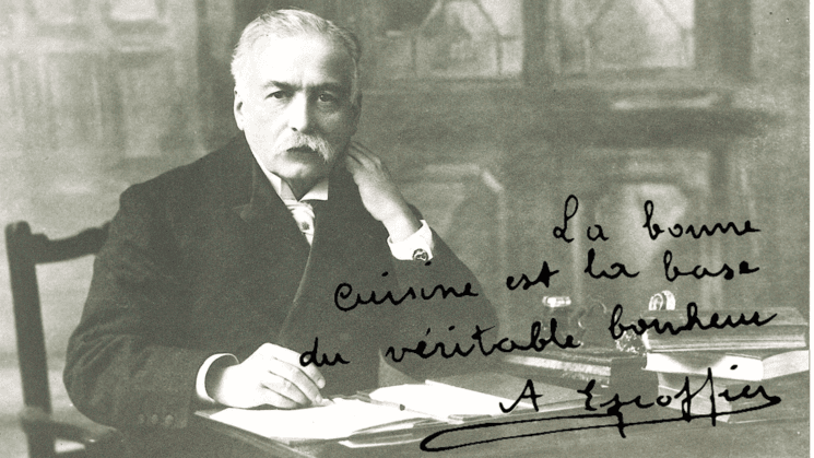 Le chef Auguste Escoffier