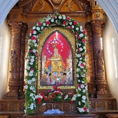 L'autel d'une église à Chennai