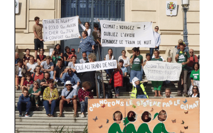 Manifestation de Rester sur Terre à Tarbes en 2018