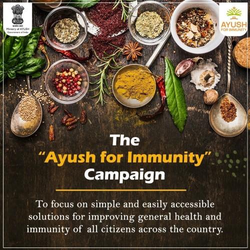 campagne ayush pour booster l'immunite