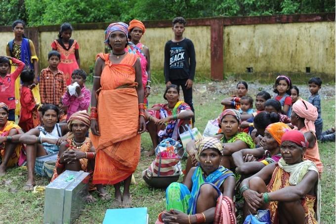 Les femmes des tribus Bastar réunies à Jagdalpur pour Dussehra