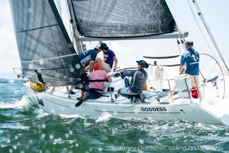 bateau de vianney Guezenec lors de la Hong Kong Beneteau Cup