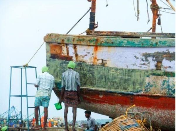 bateau de pêche du Tamil Nadu