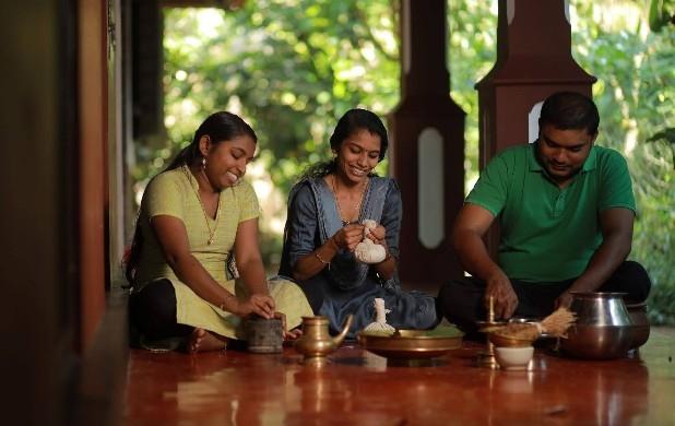 Les employés du centre ayurvedique de Big Banana island retreat