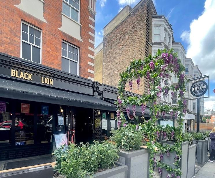 Le black Lion à West Hampstead