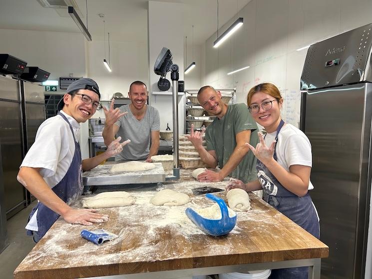 Une partie de l’équipe de la boulangerie Pierre Alix