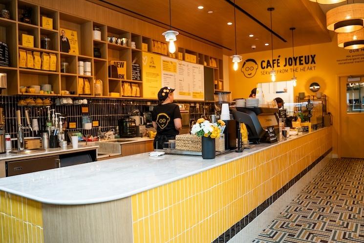 café joyeux à New York