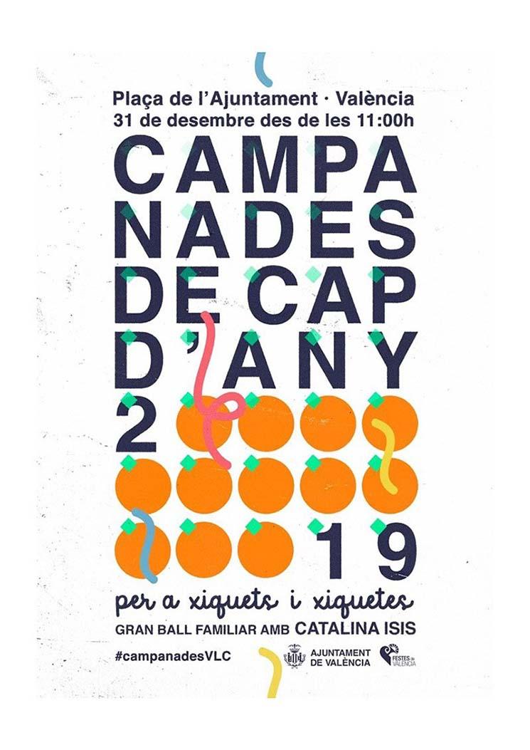 Campanadas nouvel an enfant Valencia 2019