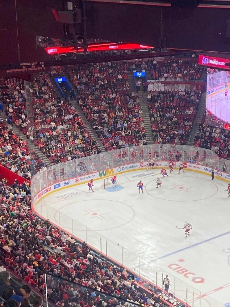 canadiens Montréal au centre bell