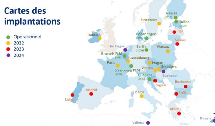 Plusieurs Europa Expérience sont implantés en UE