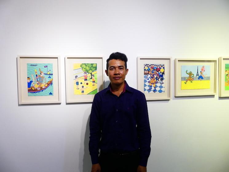 Silapak Trotchaek Pneik Galerie Art Phnom Penh