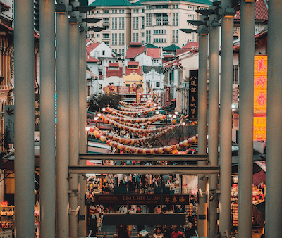 l'ambiance de singapour chinatown 